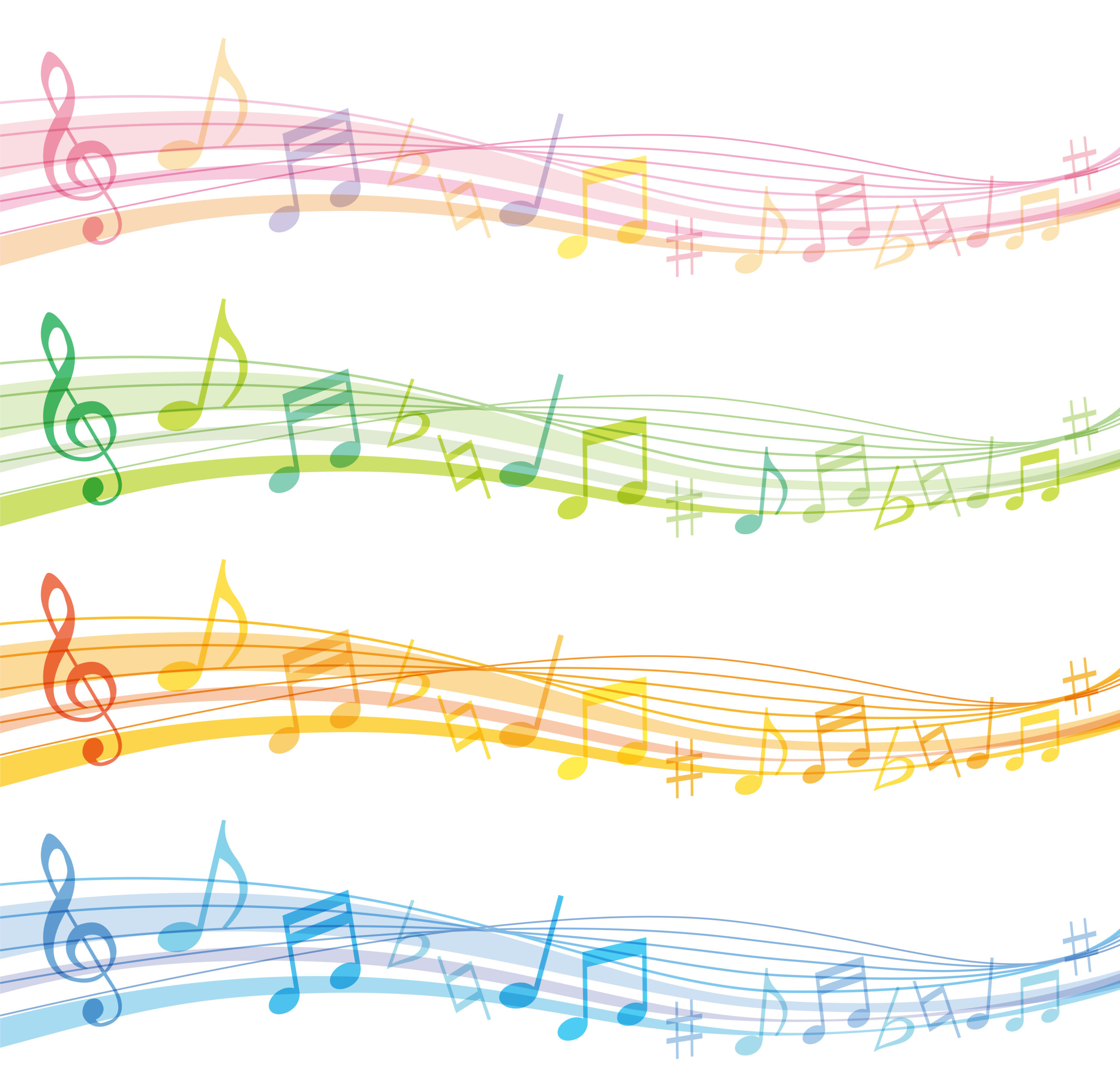 音の広がりを現したイラスト