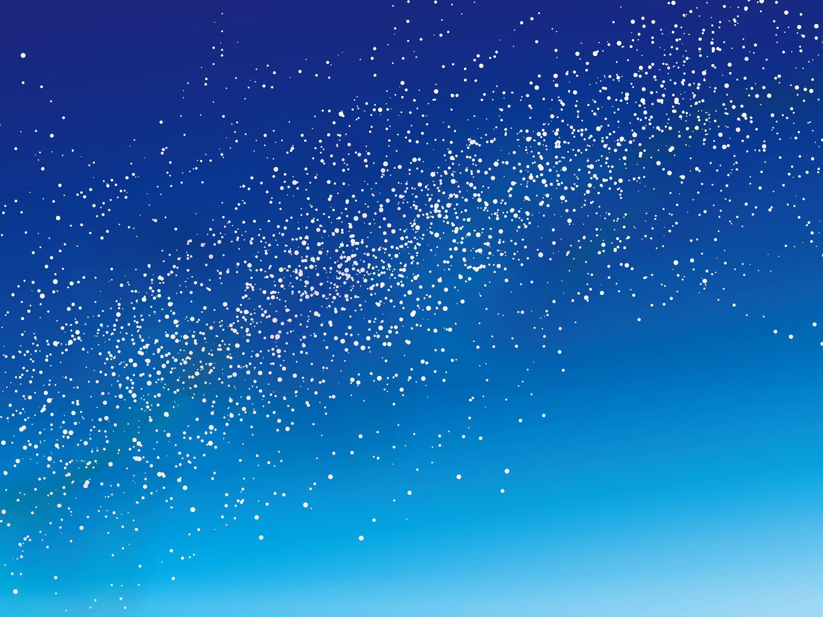 星が瞬く夜空の様子を描いたイラスト画像