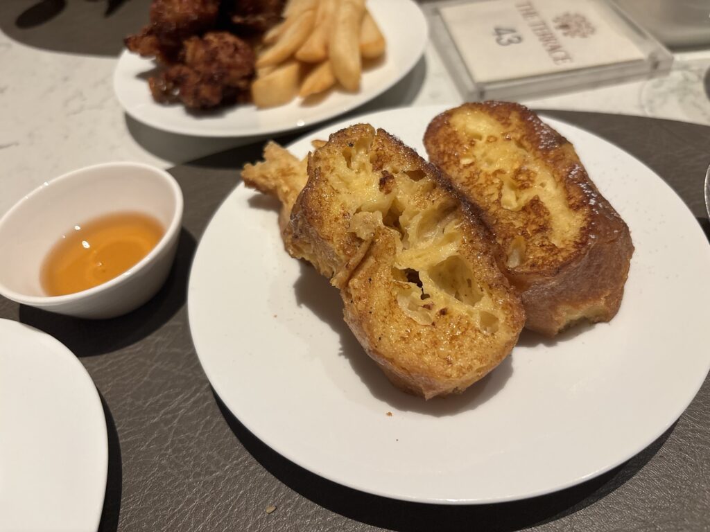 ウェスティンホテル東京「ザ・テラス」で一番おすすめのフレンチトースト