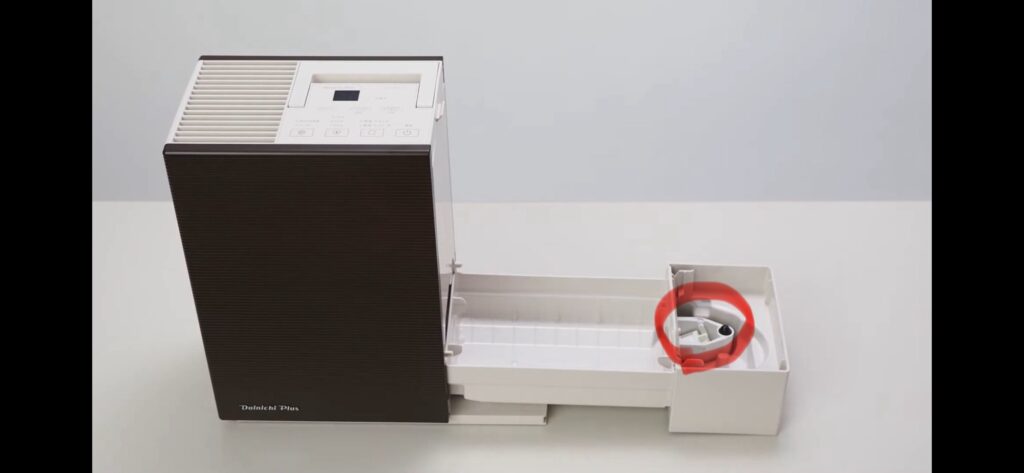 ダイニチHD-RXT525でピンク汚れ（ロドトルラ）が発生しやすい箇所の写真